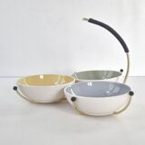 "charlotte" vintage ceramic aperitif server villeroy & boch 1960 retro