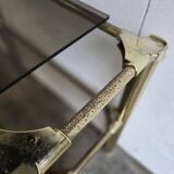 Vintage “gold” console table / side table / shelf