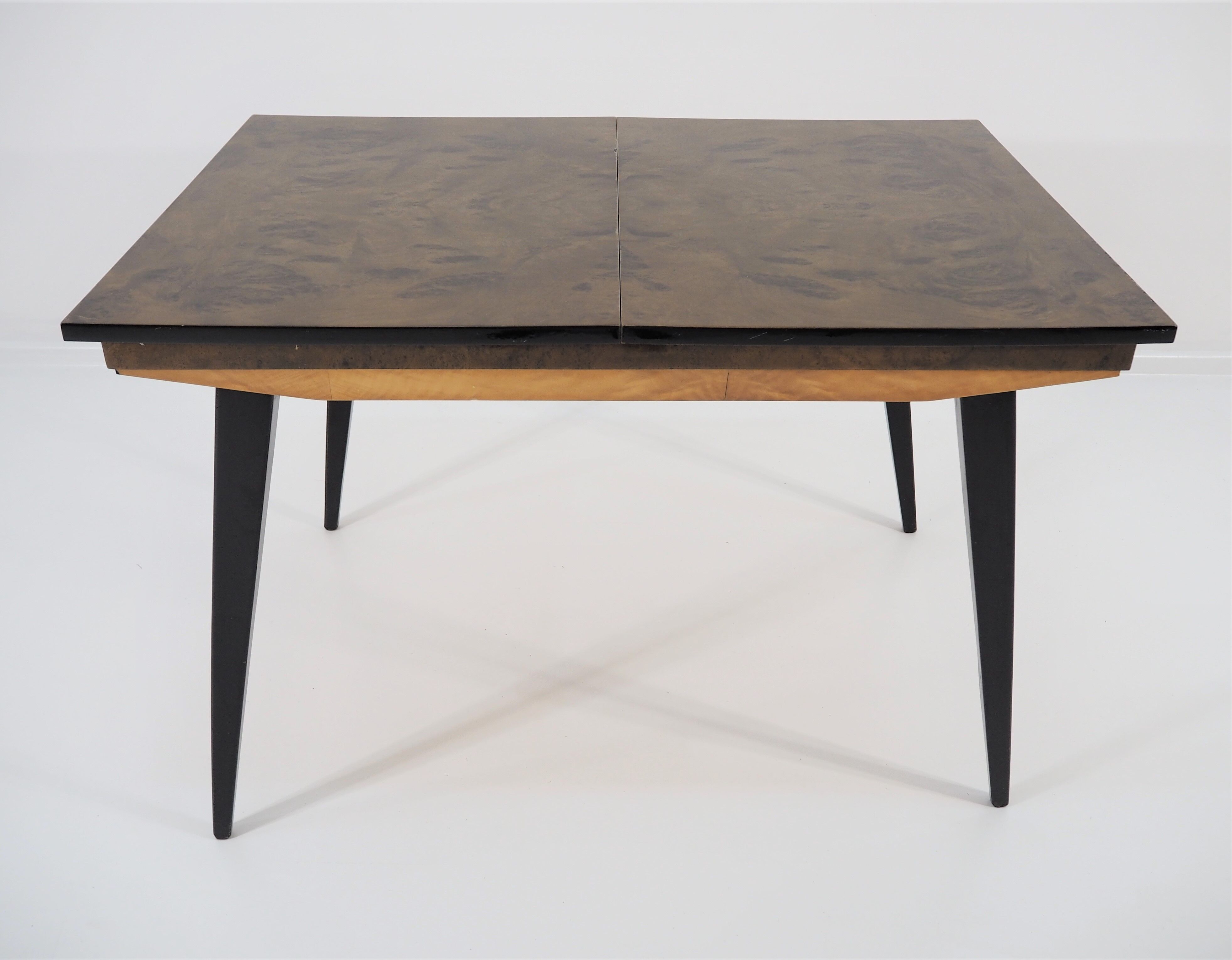 Table and 6 chairs for the dining room of the '70s