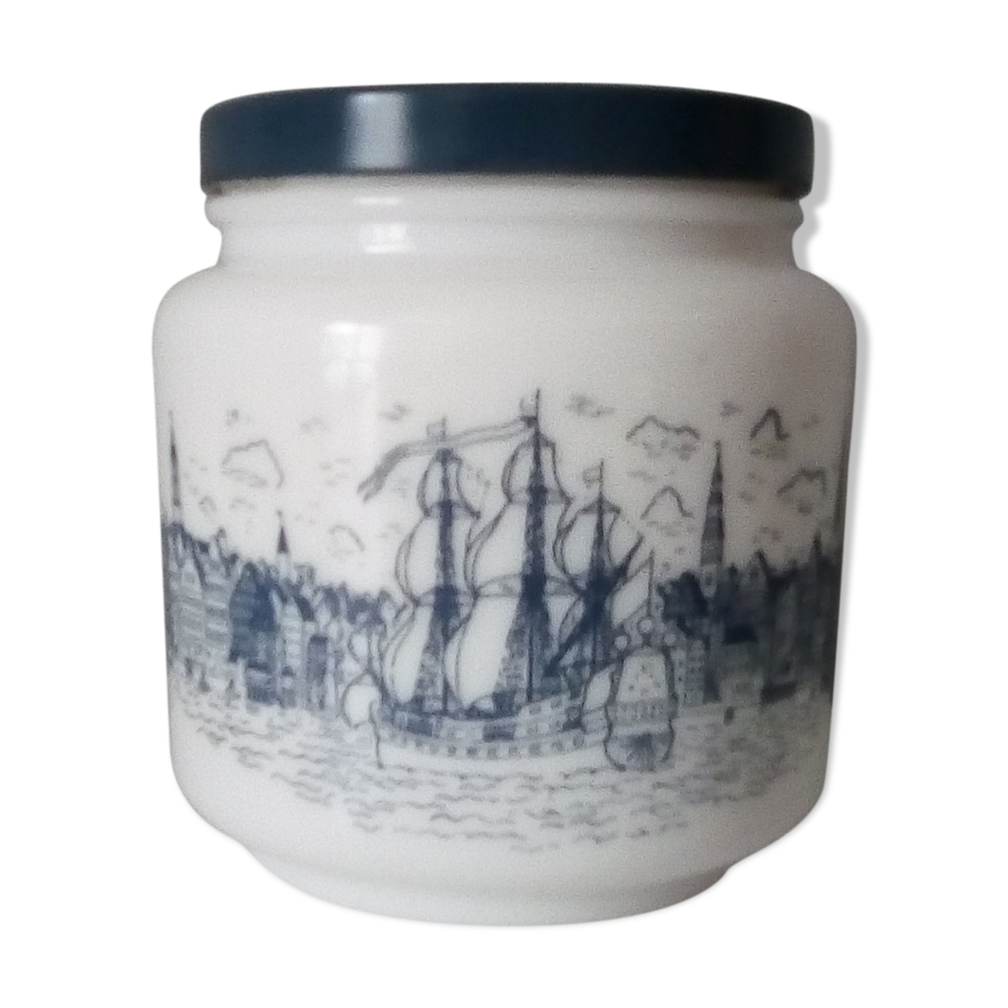 Ancient jar in opaline