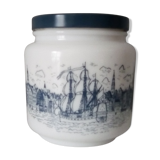 Ancient jar in opaline