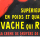 ancienne affiche 46x66 cartonné publicitaire vache qui rit benjamin rabier édition clouet