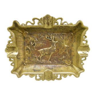Bronze ashtray "with deer"