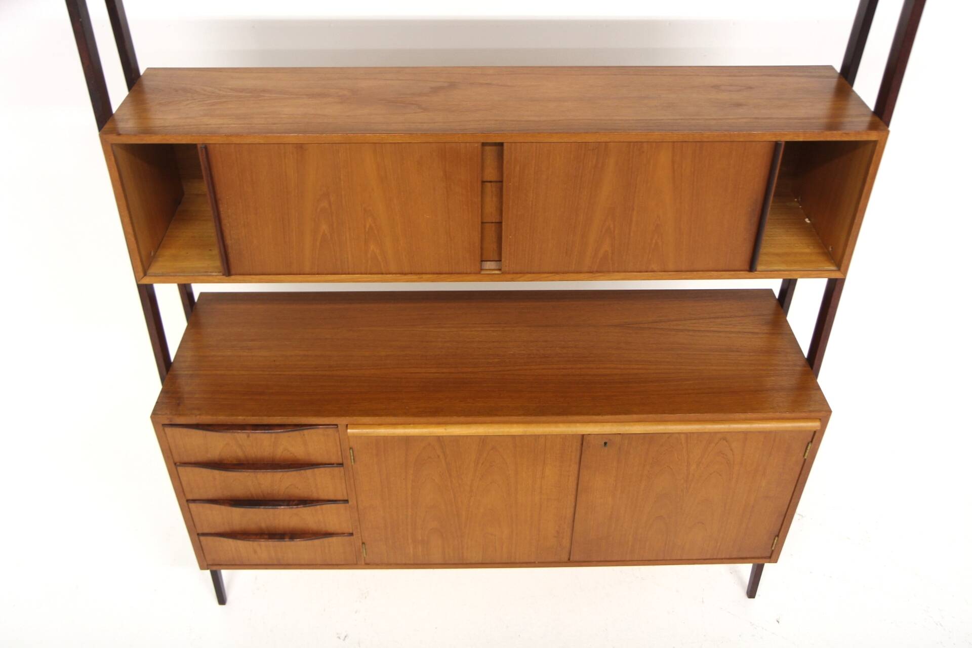 Secrétaire scandinave en teck, Suède, 1960