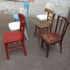 6 chaises bistrot peintes
