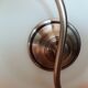 Ceiling lamp suspension brand CVL model cavaillon glass and brass