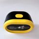 Yellow alarm clock "Peter Germany" NOS, Space Age, mechanical clock, 70's alarm clock OVP