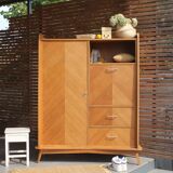 Vintage wardrobe compass feet