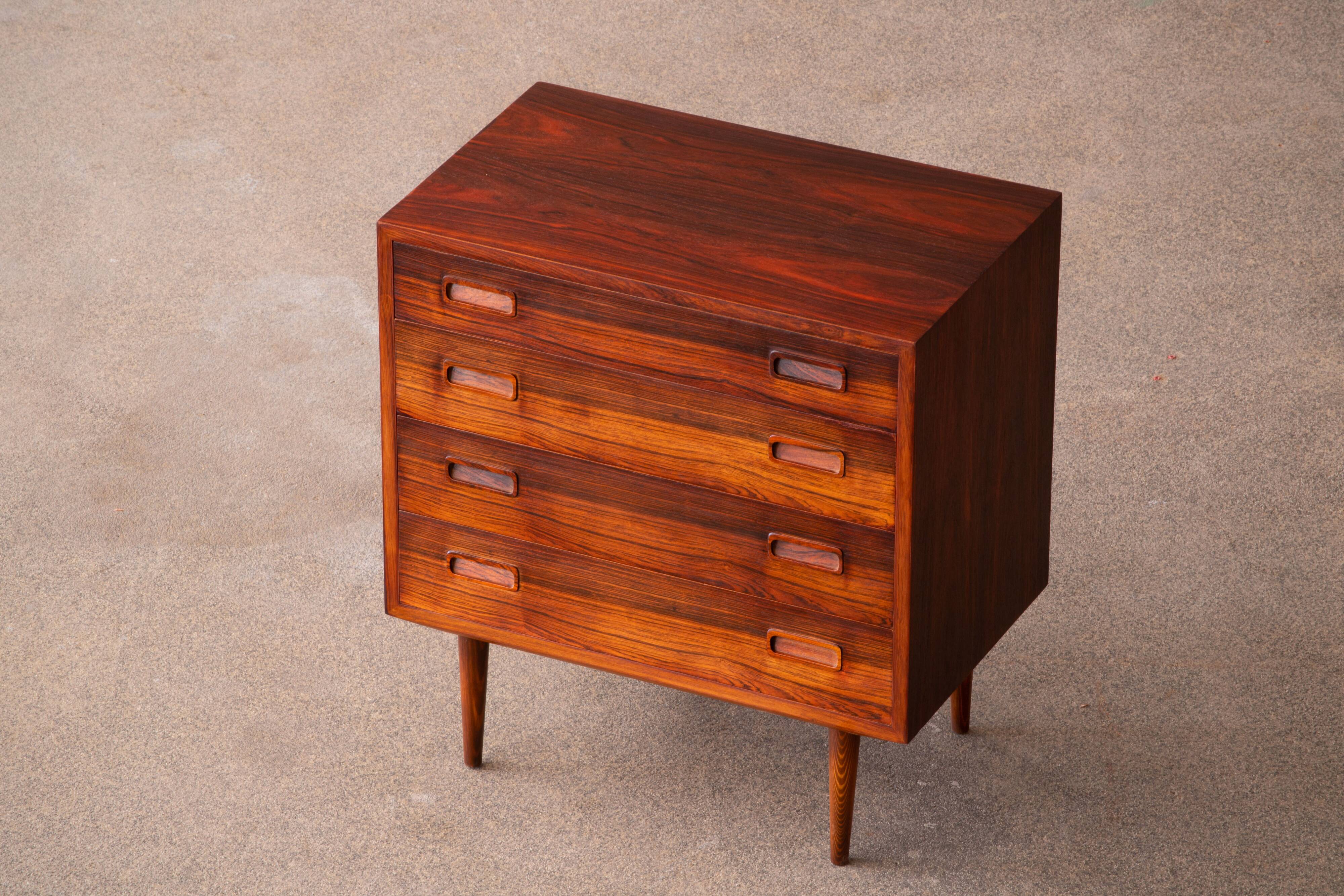 Scandinavian rosewood dresser by Kai Kristiansen