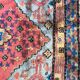 Tapis ancien d’orient sinkiang fait main 68x139 cm