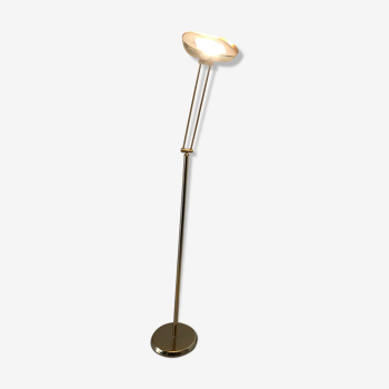 Vintage golden halogen lamppost