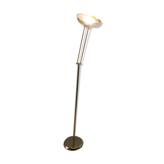 Lampadaire halogène doré vintage