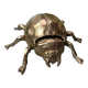 Bronze ladybug ashtray, 1960s