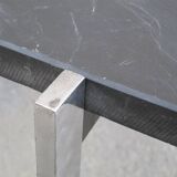 Slate stone coffee table France 1950