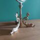 Miroir psyché de table , pieds décor de dauphins