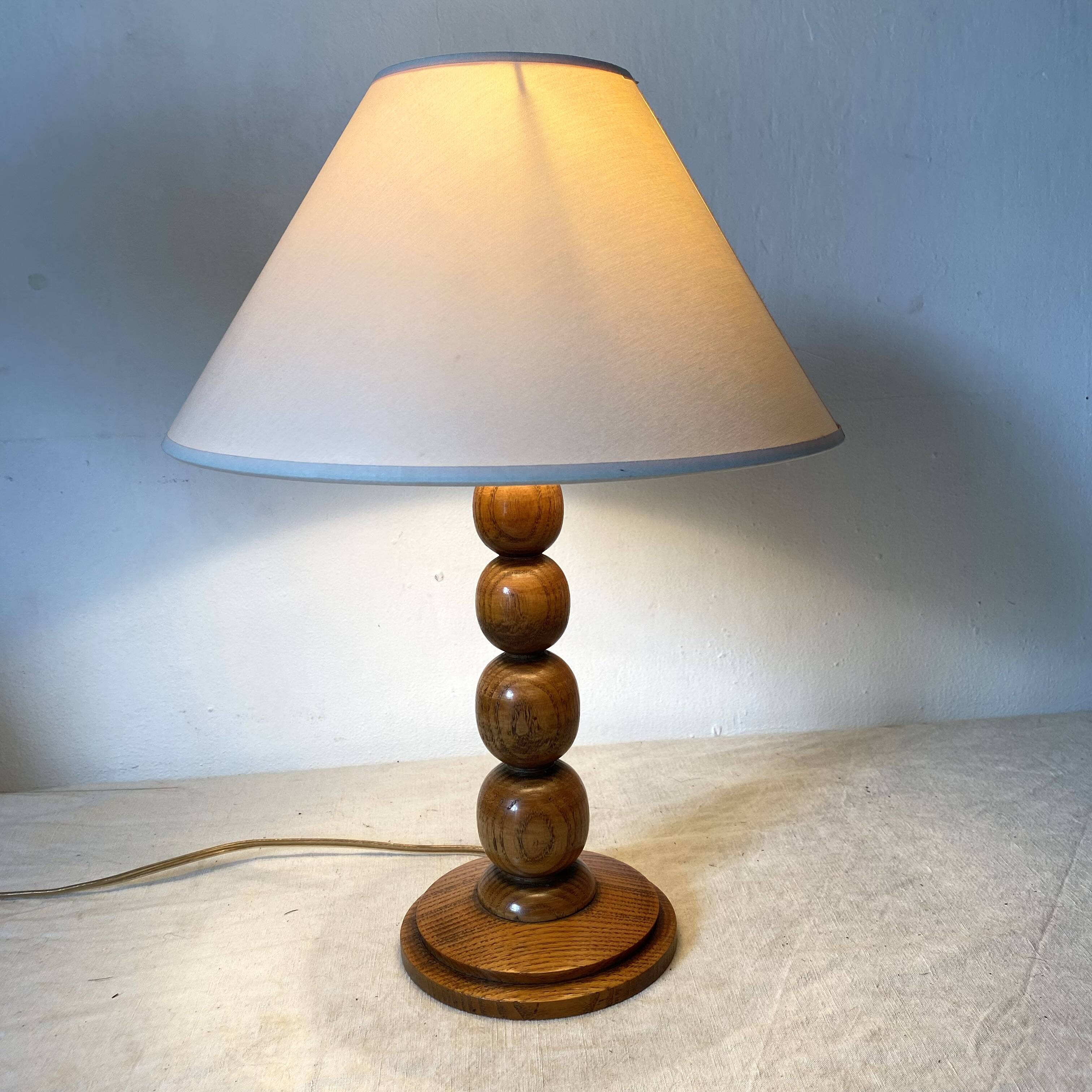 Vintage wooden lamp