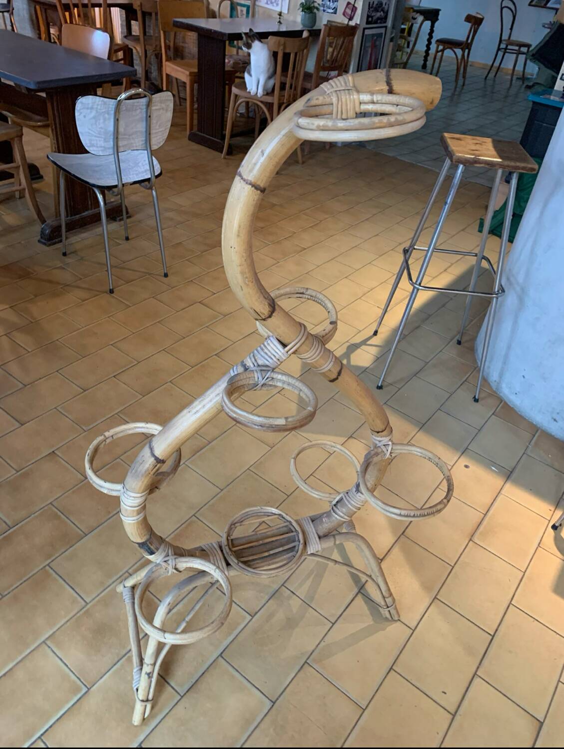 Serpent plant holder