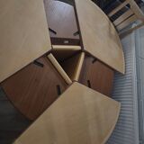 Skovby SM32 expanding dining table + 6 chairs