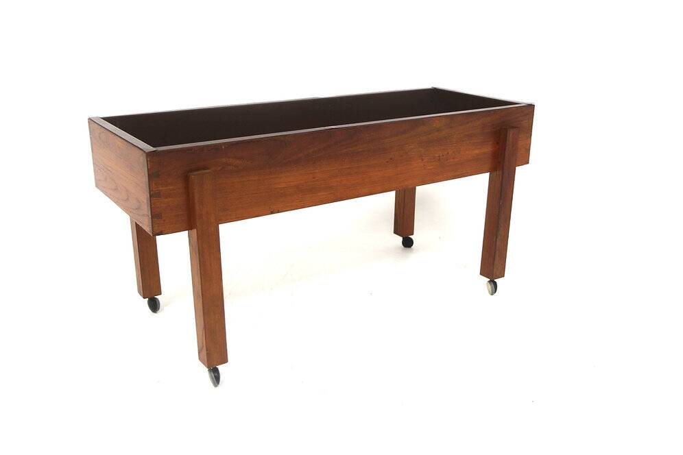 Scandinavian indoor planter in teak, Sweden, 1960