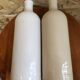 Paire anciennes bouteilles grès émaillé mkm 0,75l