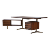 Rosewood desk model T95 by Osvaldo Borsani for Tecno 1960s