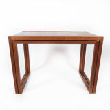 Nesting table in teak of Danish design from the 1960s