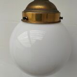 Opaline hanging lamp