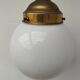 Opaline hanging lamp
