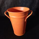 Painted sheet metal pot cover Poppy pattern