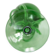 Vintage artistic green vase from the mid-century, Poland, Europe, 1970s.