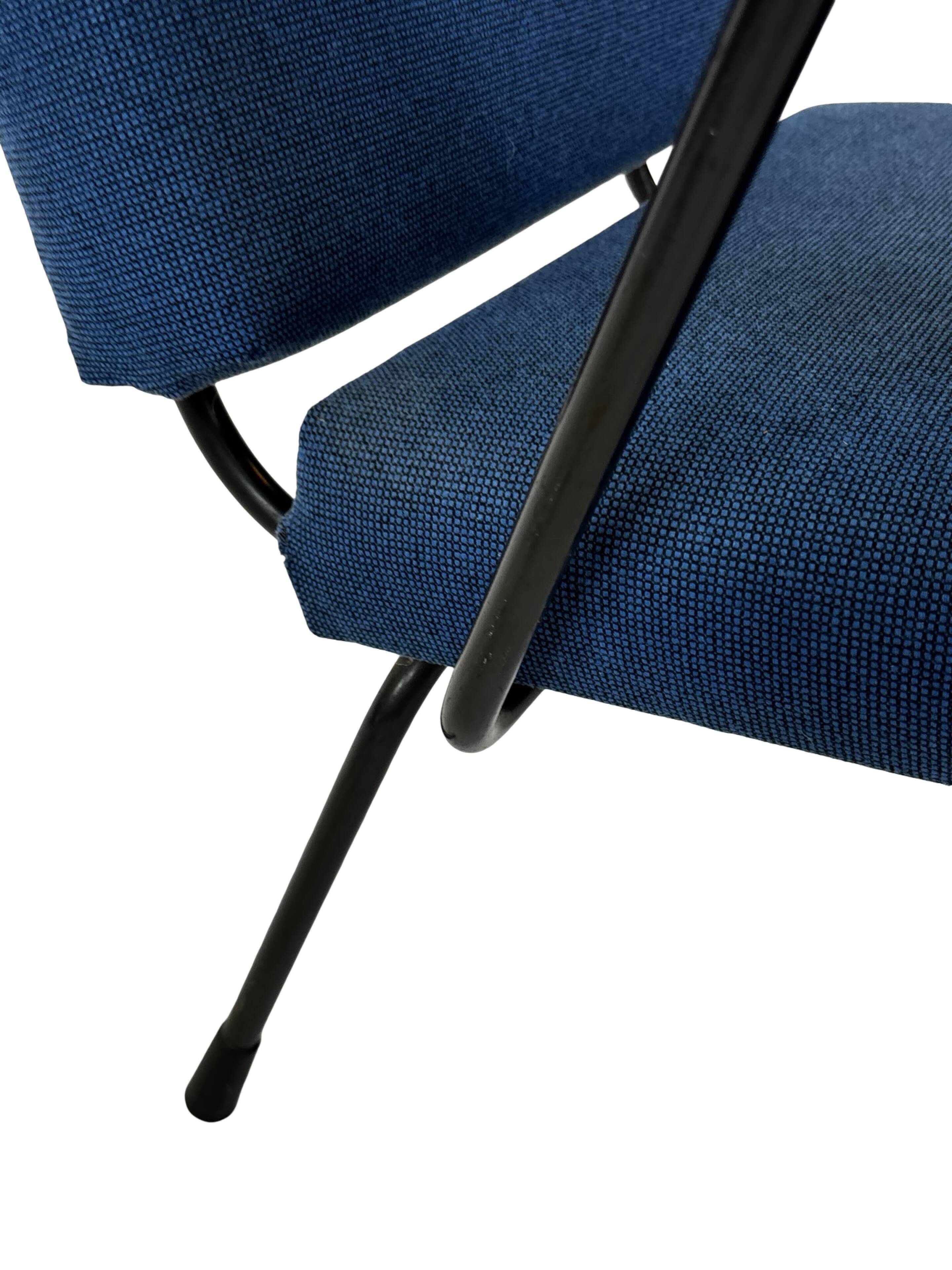 Ensemble vintage de deux fauteuils Gispen 1401 W Rietveld Design
