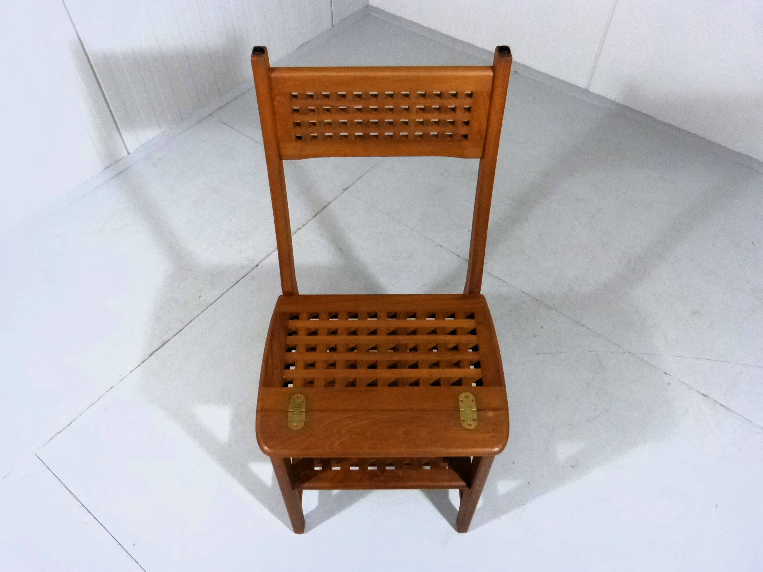 Teak library step chair, Denmark