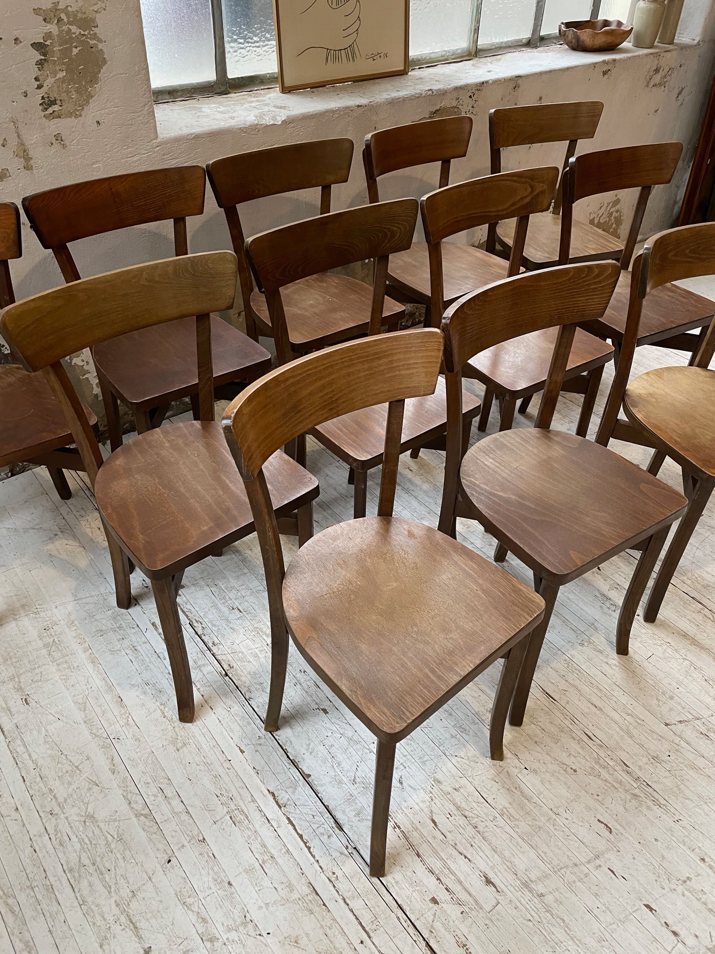 12 Baumann bistro chairs