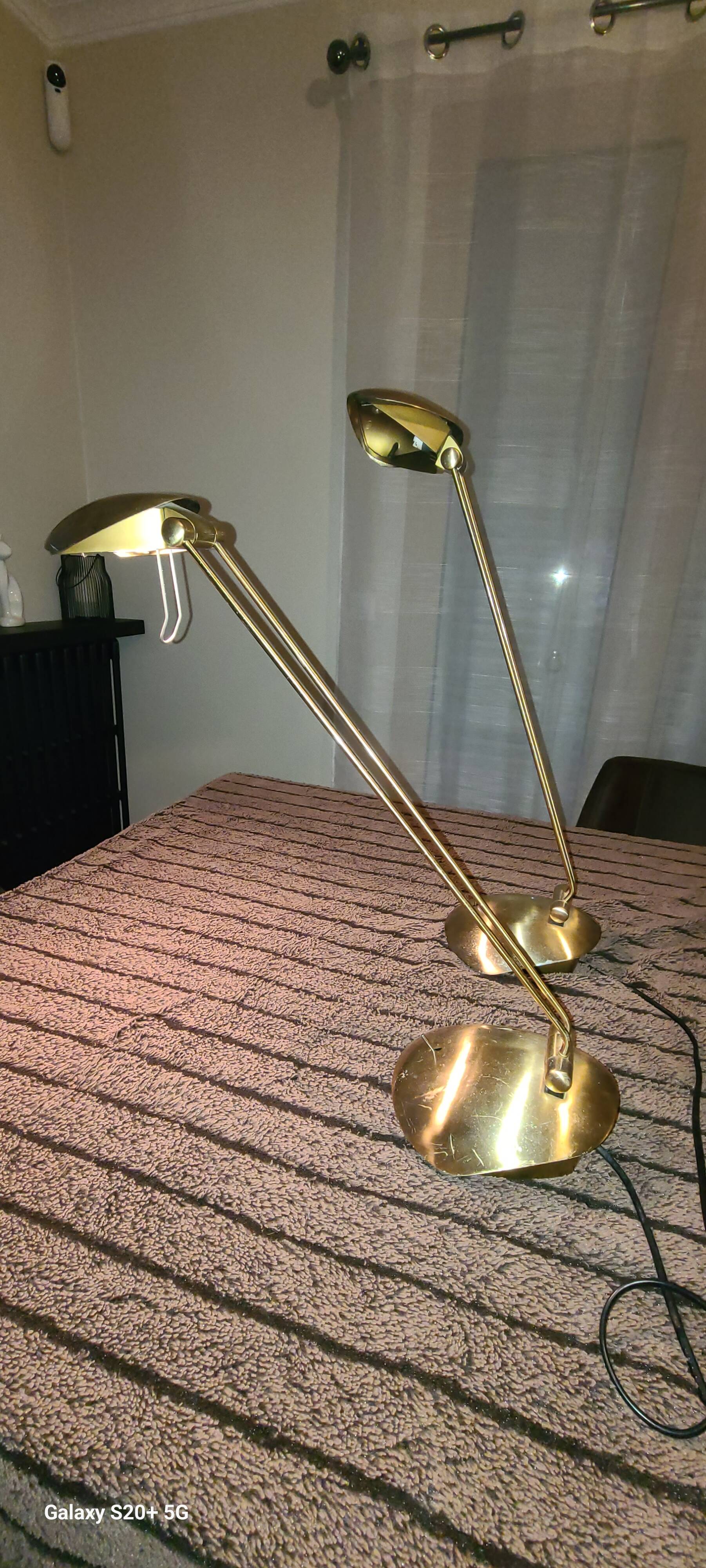 Pair of vintage desk lamps.
