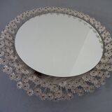 Austrian Illuminated Flower Mirror, 1960s