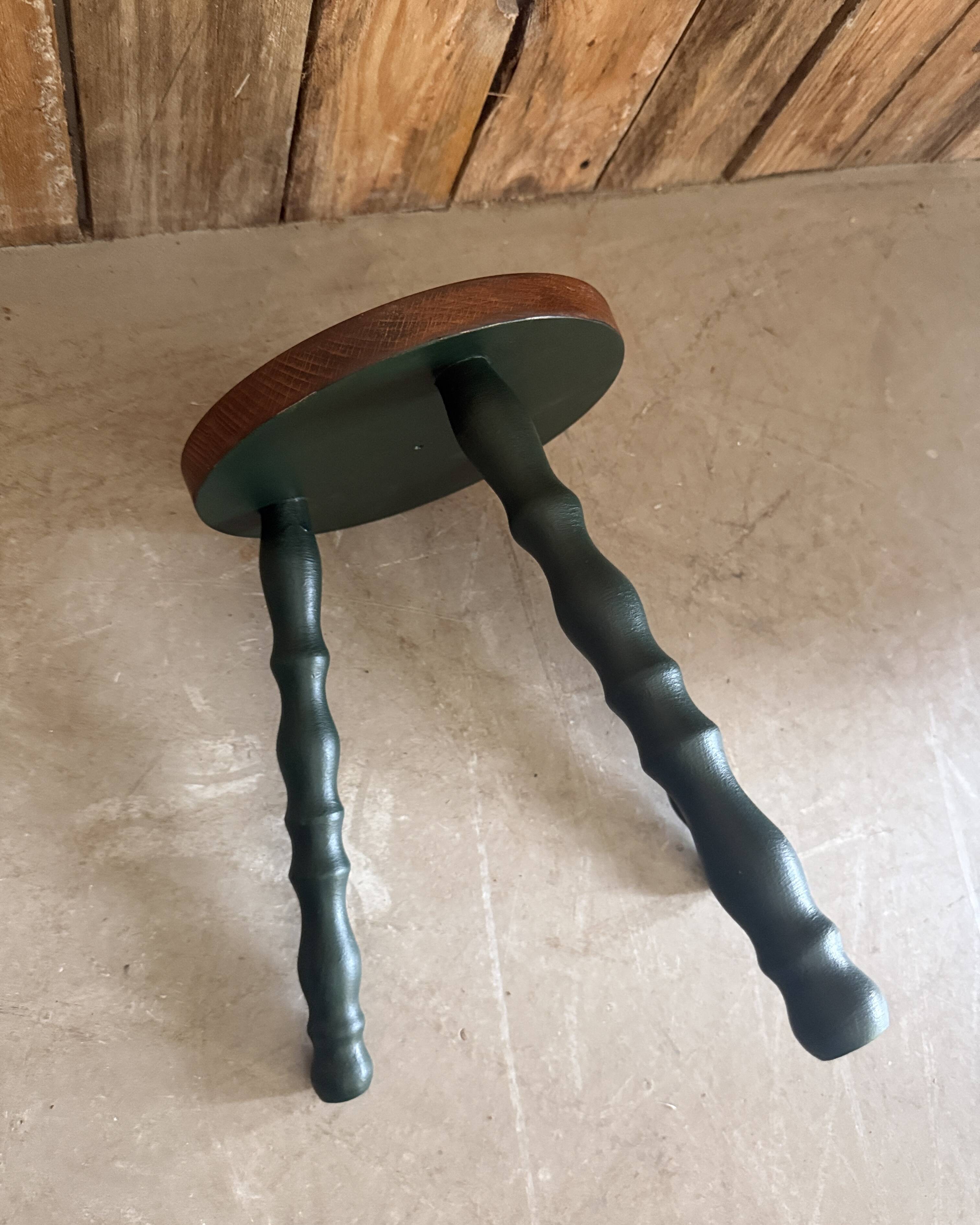 Restored tripod stool