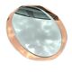 Vintage Antonio Lupi Luxor Crystal Art Mirror in Pink Copper 1950