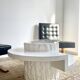 Table basse en travertin magnussen ponte