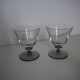 Lot de 4 verres en cristal
