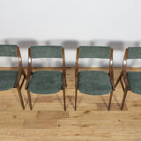 Ski jumper chairs by Juliusz Kędziorek for Zamojska, Poland, 1970s, set of 4