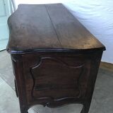 Louis XV sauté pan curved on all sides with 2 drawers on the front
