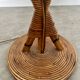 Ancien lampadaire bambou et rotin design années 60 Louis Sognot vintage lampe