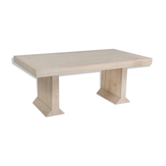 Table in travertine - 1970s