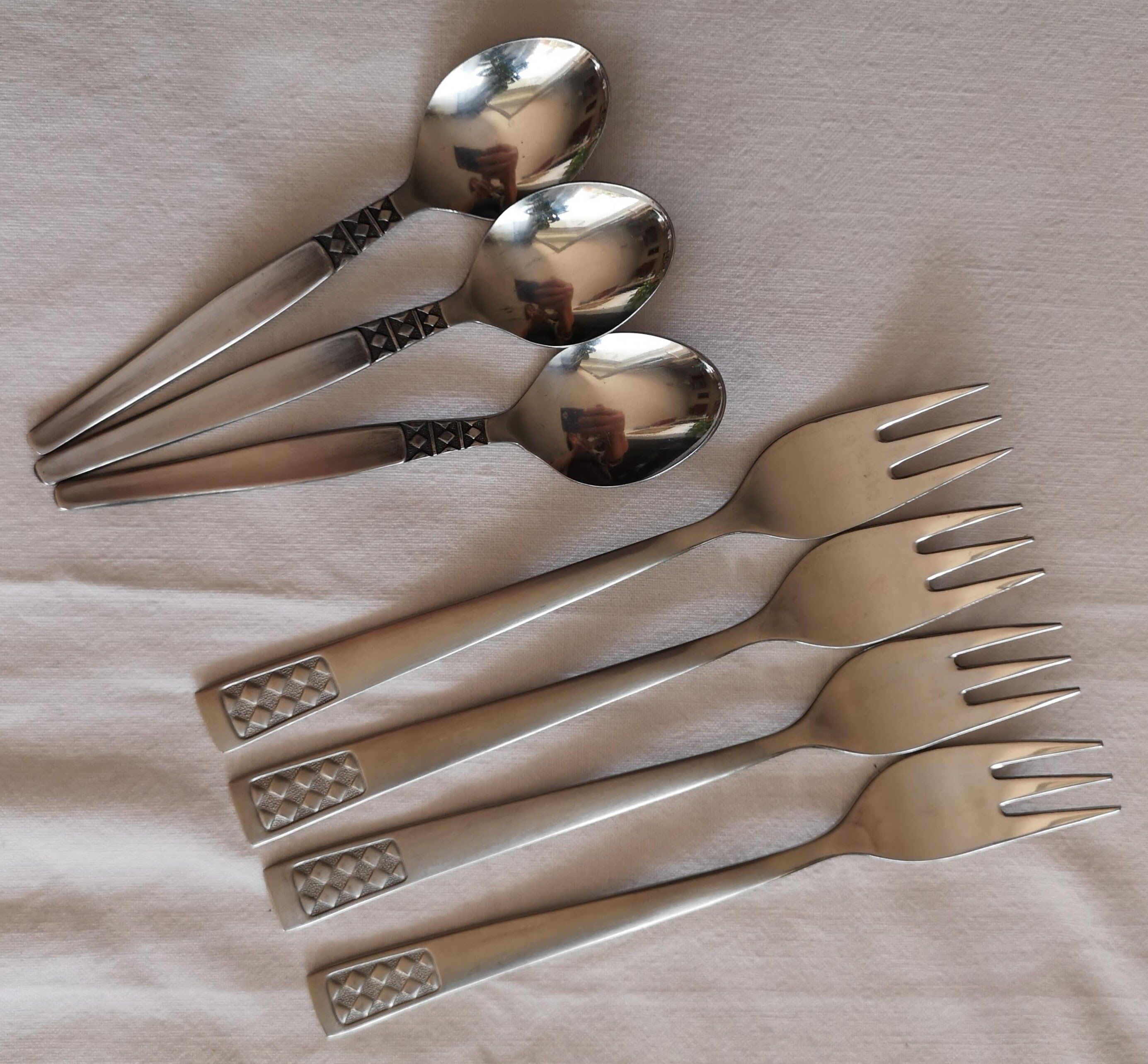 Lot cutlery stainless steel Amefa 70s