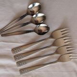 Lot cutlery stainless steel Amefa 70s