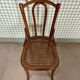 Paire de chaises Thonet bois et cannage
