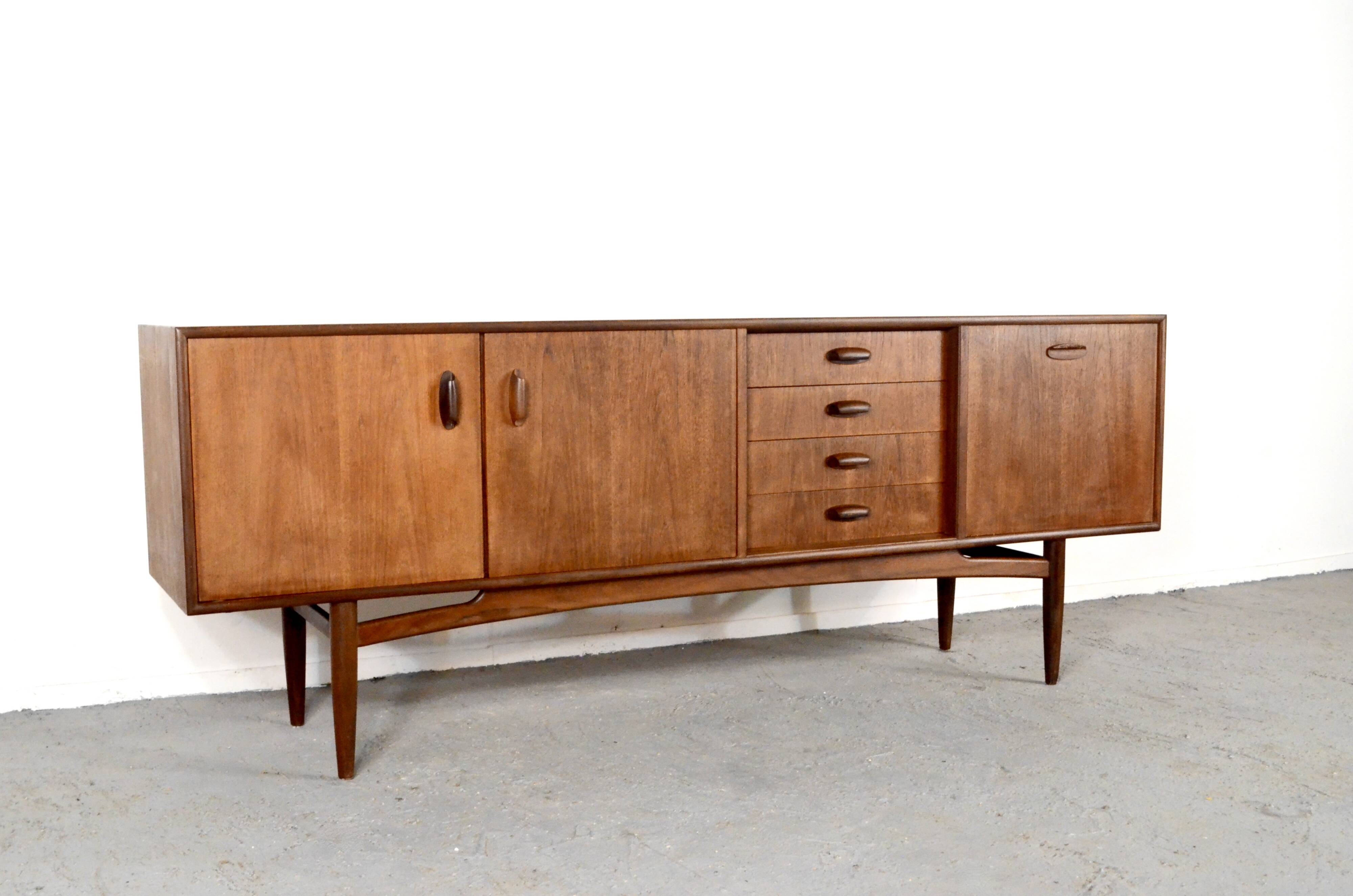 Buffet vintage Mid-Century en Afromosia et teck