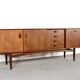 Buffet vintage Mid-Century en Afromosia et teck