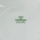 Two large round Bavaria porcelain dishes