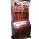 Trumeau (secretary desk) vintage con vetrina, anni 50